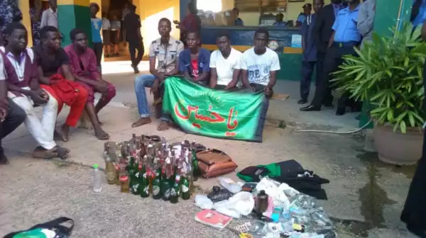 See All The Weapons Found On Protesting Shiite Members In Abuja